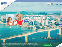 Tablet Screenshot of cdlvitoria.com.br